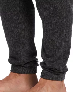 Perry Ellis Portfolio Men's Heathered Textured-Knit Fleece Pajama Joggers -Vince Camuto Sale 22477546 fpx