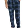 Perry Ellis Portfolio Men's Chevron Plaid Textured Fleece Pajama Pants -Vince Camuto Sale 22477776 fpx