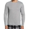 Perry Ellis Portfolio Men's Solid Long-Sleeve Pajama T-Shirt -Vince Camuto Sale 22477878 fpx