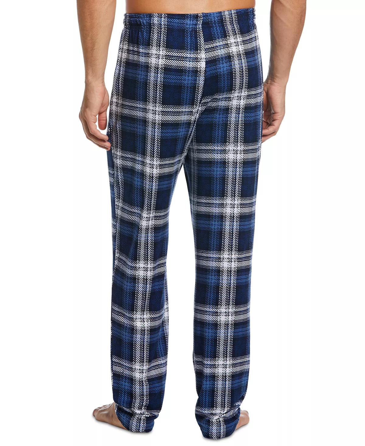 Perry Ellis Portfolio Men's Windowpane Plaid Knit Pajama Pants 4 Perry Ellis Portfolio Men's Windowpane Plaid Knit Pajama Pants - Image 2