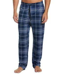 Perry Ellis Portfolio Men's Plaid Knit Pajama Pants