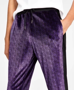 INC International Concepts Men's Gemini Classic-Fit Geometric Tracksuit Pants, Created For Macy's -Vince Camuto Sale 22523813 fpx