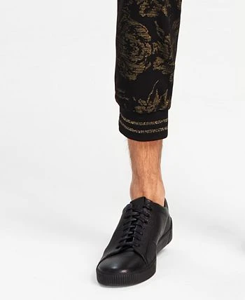 INC International Concepts Men's Duran Classic-Fit Floral Jacquard Pleated Tracksuit Pants, Created For Macy's 7 INC International Concepts Men's Duran Classic-Fit Floral Jacquard Pleated Tracksuit Pants, Created For Macy's - Image 5
