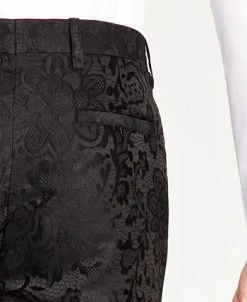 INC International Concepts Men's Lacy Slim-Fit Floral Jacquard Suit Pants, Created For Macy's -Vince Camuto Sale 22525402 fpx