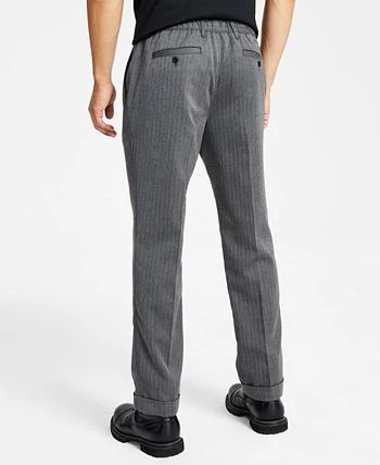INC International Concepts Men's Classic-Fit Herringbone Pleated Suit Pants, Created For Macy's 4 INC International Concepts Men's Classic-Fit Herringbone Pleated Suit Pants, Created For Macy's - Image 2