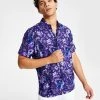 INC International Concepts Men's Rosco Classic-Fit Floral-Print Button-Down Shirt, Created For Macy's -Vince Camuto Sale 22525700 fpx