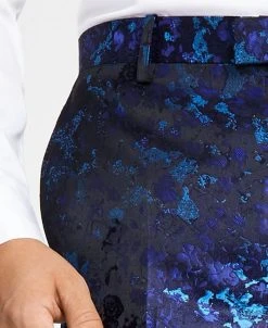 INC International Concepts Men's Classic-Fit Abstract Brocade Suit Pants, Created For Macy's -Vince Camuto Sale 22525708 fpx