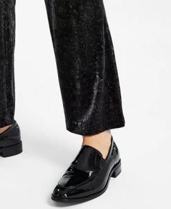 INC International Concepts Men's Slim-Fit Paisley Velvet Suit Pants, Created For Macy's -Vince Camuto Sale 22525765 fpx