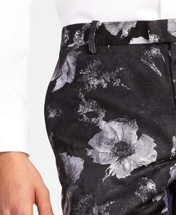 INC International Concepts Men's Elm Slim-Fit Floral Jacquard Suit Pants, Created For Macy's 13 INC International Concepts Men's Elm Slim-Fit Floral Jacquard Suit Pants, Created For Macy's -Vince Camuto Sale 22525787 fpx