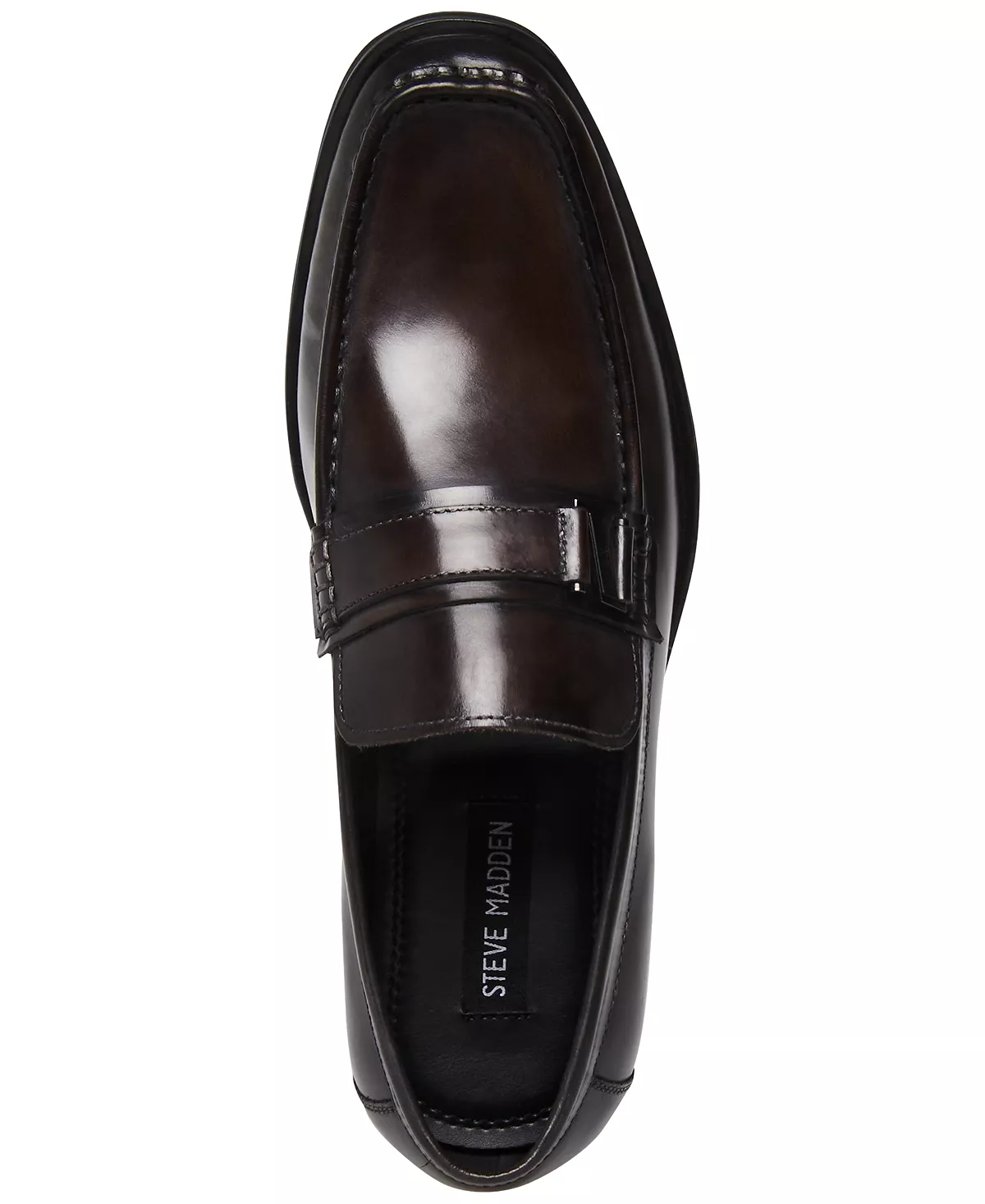 Steve Madden 's Jazzin Waxed Leather Shiny-Bit Dress Loafer 9 Steve Madden 's Jazzin Waxed Leather Shiny-Bit Dress Loafer - Image 7