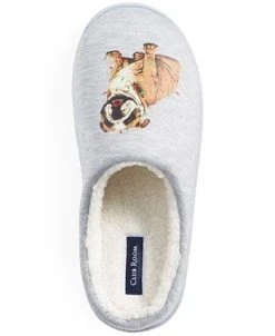 Club Room Men's Holiday Bulldog Fleece-Lined Slippers, Created For Macy's 10 Club Room Men's Holiday Bulldog Fleece-Lined Slippers, Created For Macy's -Vince Camuto Sale 22575943 fpx