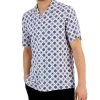 Club Room Men's Silk Medallion Shirt, Created For Macy's -Vince Camuto Sale 22601034 fpx