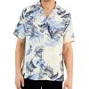 Club Room Men's Tropical Leaves Shirt, Created For Macy's