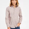 INC International Concepts Men's Danny Classic-Fit Long Sleeve Mini-Floral Print Shirt, Created For Macy's -Vince Camuto Sale 22685187 fpx
