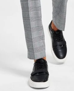 INC International Concepts Men's Slim-Fit Glen Plaid Pants, Created For Macy's -Vince Camuto Sale 22685213 fpx