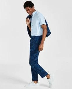 INC International Concepts Men's Finley Slim-Fit Foliage Print Pants, Created For Macy's 12 INC International Concepts Men's Finley Slim-Fit Foliage Print Pants, Created For Macy's -Vince Camuto Sale 22685277 fpx