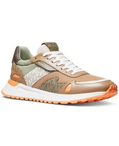 Michael Kors N's Miles Mixed-Media Trainer Sneaker