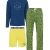 Joe Boxer Men's Super Soft Lounge Top, Pants And Shorts Gift, 3 Piece Set -Vince Camuto Sale 22696158 fpx