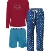 Joe Boxer Men's Super Soft Lounge Top, Pants And Shorts Gift, 3 Piece Set -Vince Camuto Sale 22696164 fpx
