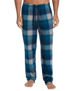 Perry Ellis Portfolio Men's Heather Plaid Pajama Pants