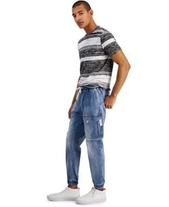 Sun + Stone Men's Encinita Regular-Fit Cargo Jogger Pants, Created For Macy's -Vince Camuto Sale 22720000 fpx