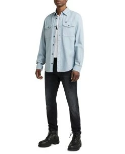 G-Star Raw Men's Slim-Fit Marine Cotton Long Sleeve Shirt -Vince Camuto Sale 22733670 fpx