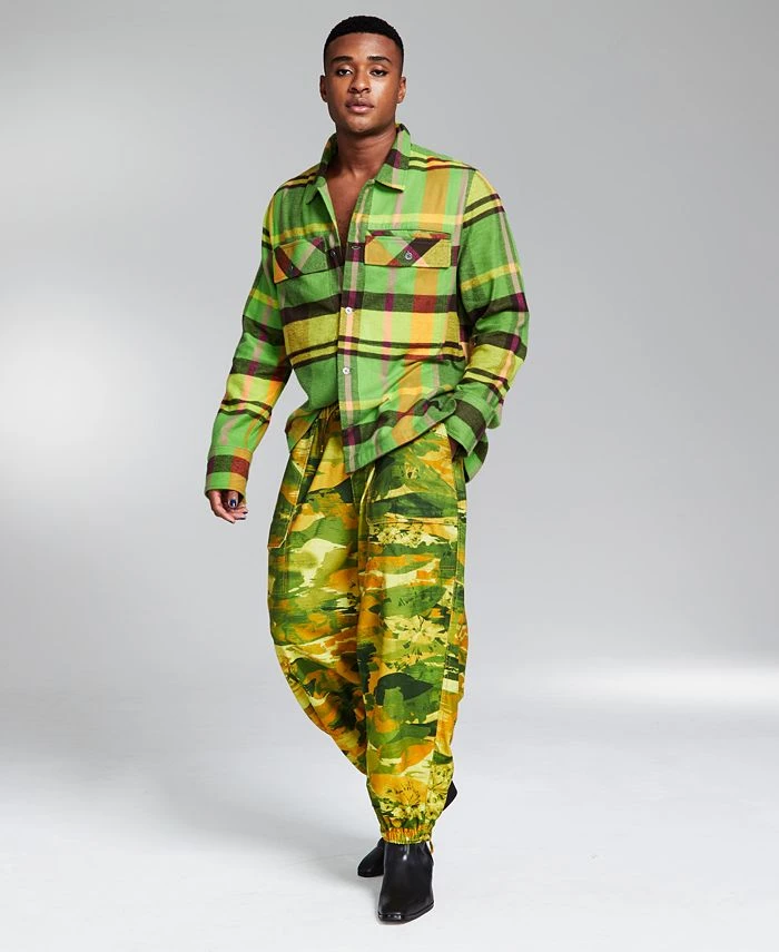 And Now This 5:31 By JÉRÔME LAMAAR Men's Flannel Twill Plaid Long-Sleeve Button-Up Shirt Created For Macy's 3 And Now This 5:31 By JÉRÔME LAMAAR Men's Flannel Twill Plaid Long-Sleeve Button-Up Shirt Created For Macy's