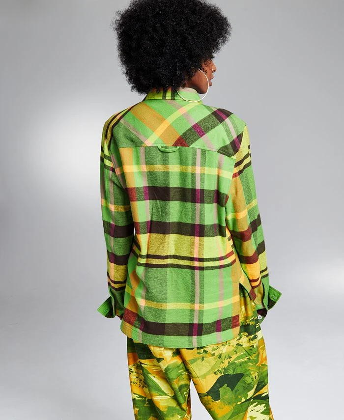 And Now This 5:31 By JÉRÔME LAMAAR Men's Flannel Twill Plaid Long-Sleeve Button-Up Shirt Created For Macy's 6 And Now This 5:31 By JÉRÔME LAMAAR Men's Flannel Twill Plaid Long-Sleeve Button-Up Shirt Created For Macy's - Image 4