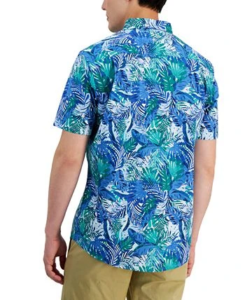 Club Room Men's Lex Classic-Fit Tropical-Print Button-Down Poplin Shirt, Created For Macy's 4 Club Room Men's Lex Classic-Fit Tropical-Print Button-Down Poplin Shirt, Created For Macy's - Image 2