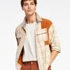 Sun + Stone Men's Bishop Patchwork Shirt, Created For Macy's 2 Sun + Stone Men's Bishop Patchwork Shirt, Created For Macy's -Vince Camuto Sale 22906161 fpx