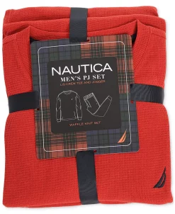Nautica Men’s Waffle Knit Thermal Pajama Set -Vince Camuto Sale 22981087 fpx