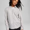 And Now This Men's Mini Check Long-Sleeve Button-Up Shirt -Vince Camuto Sale 22986327 fpx