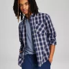 And Now This Men's Woven Plaid Long-Sleeve Button-Up Shirt -Vince Camuto Sale 22986337 fpx