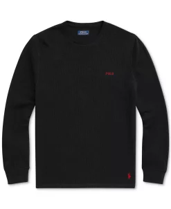 Polo Ralph Lauren Men's Big & Tall Waffle Knit Thermal Pajama Shirt -Vince Camuto Sale 22987761 fpx