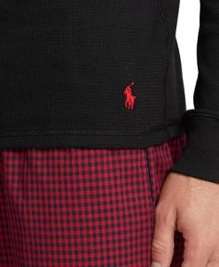 Polo Ralph Lauren Men's Big & Tall Waffle Knit Thermal Pajama Shirt -Vince Camuto Sale 22987763 fpx