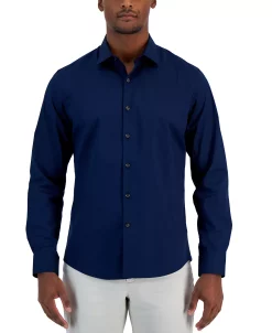 Alfani Men's Modern Classic-Fit Stretch Solid Button-Down Shirt, Created For Macy's 14 Alfani Men's Modern Classic-Fit Stretch Solid Button-Down Shirt, Created For Macy's -Vince Camuto Sale 22988342 fpx