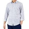 Alfani Men's Long-Sleeve Abstract Floral Print Shirt, Created For Macy's