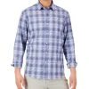 Alfani Men's Long-Sleeve Domina Plaid Yarn-Dyed Shirt, Created For Macy's