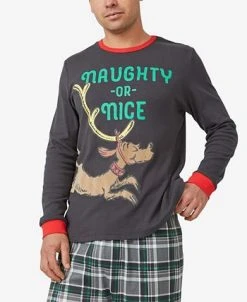 COTTON ON Men's Neil Adults Long Sleeve Licensed Pajama Set, 2 Piece -Vince Camuto Sale 23007614 fpx