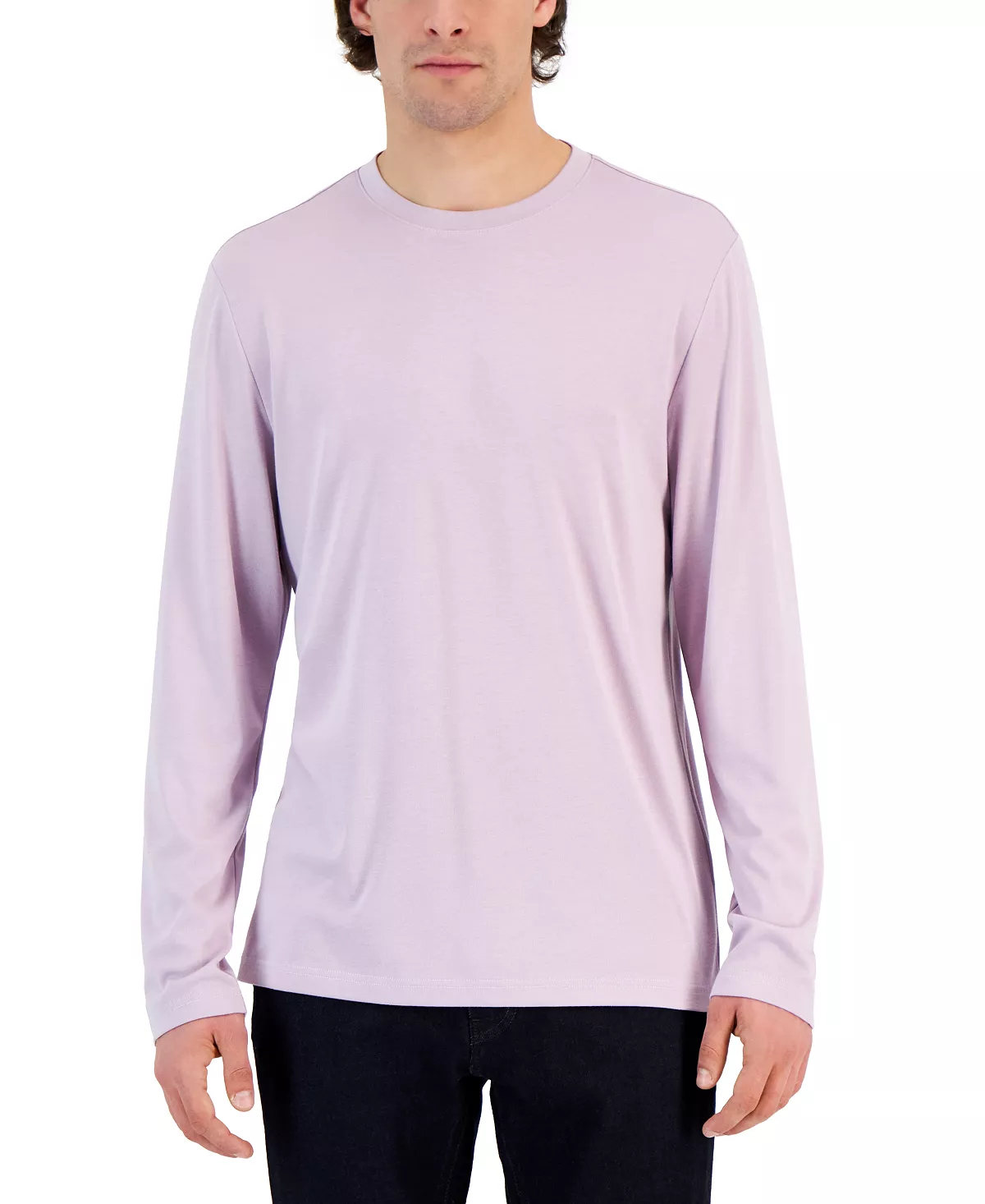 Alfani Tech Long Sleeve Crewneck T-Shirt, Created For Macy's 13 Alfani Tech Long Sleeve Crewneck T-Shirt, Created For Macy's - Image 11