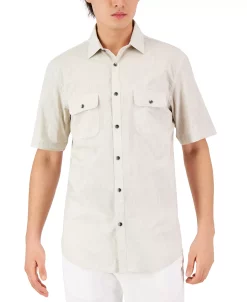 Alfani Men's Warren Shirt, Created For Macy's -Vince Camuto Sale 23046507 fpx