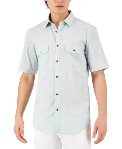 Alfani Men's Warren Shirt, Created For Macy's -Vince Camuto Sale 23046508 fpx
