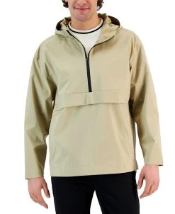 Alfani Men's AlfaTech Popover Anorak Lightweight Jacket, Created For Macy's