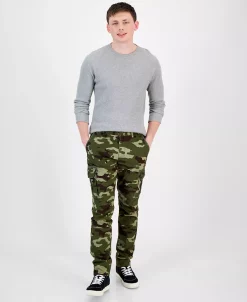 Sun + Stone Men's Trad Camo Morrison Cargo Pants -Vince Camuto Sale 23110724 fpx
