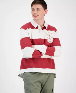 Sun + Stone Men's Kenny Rugby Shirt, Created For Macy's 8 Sun + Stone Men's Kenny Rugby Shirt, Created For Macy's -Vince Camuto Sale 23111016 fpx