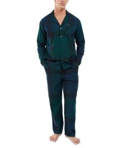 Barbour Men's Large-Scale Tartan Pajama Set