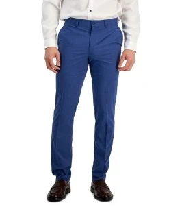 INC International Concepts Men's Slim-Fit Plaid Suit Pants, Created For Macy's