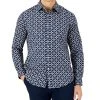 Club Room Men's Long-Sleeve Pineapple Refined Woven Shirt, Created For Macy's -Vince Camuto Sale 23359030 fpx