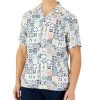 Club Room Men's Rumbie Mixed Medallion Silk Shirt, Created For Macy's -Vince Camuto Sale 23359066 fpx
