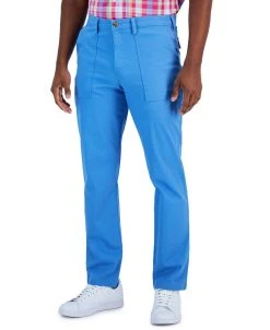 Club Room Men's Classic-Fit Solid Chore Pants, Created For Macy's